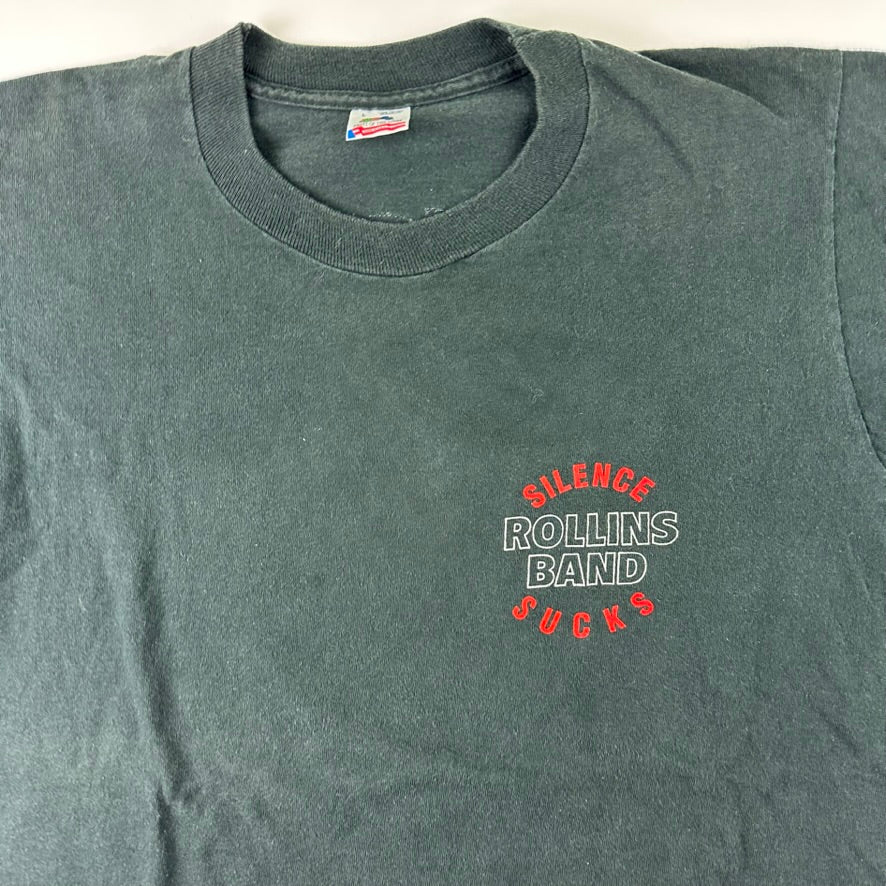 Vintage 1992 Rollins Band Shirt Large Silence Sucks