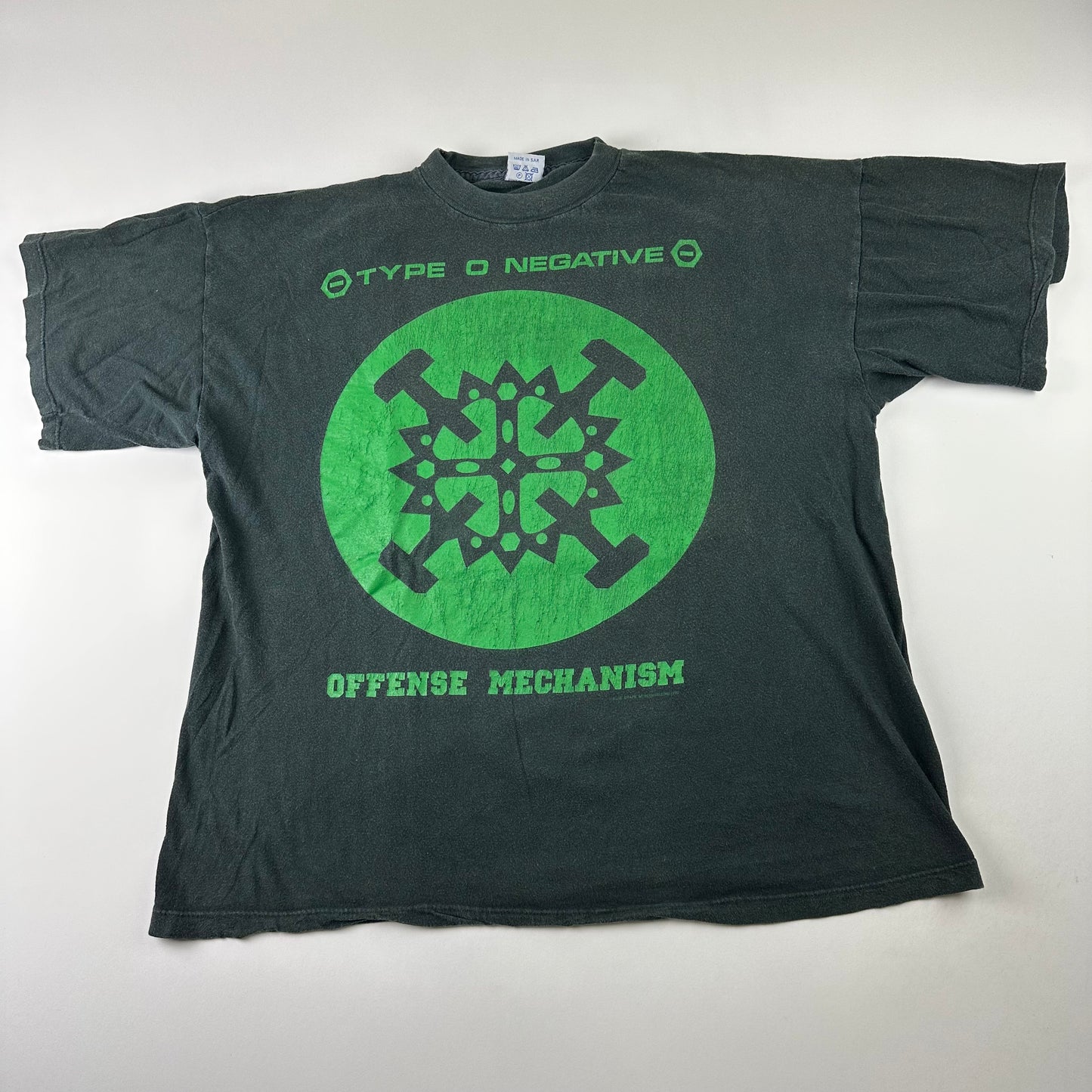 Vintage 1992 Type O Negative Shirt XL Offensive Mechanism