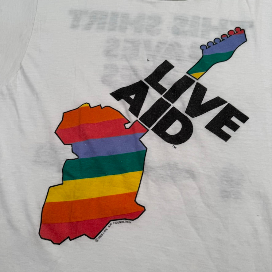 Vintage 1985 Live Aid Shirt Small