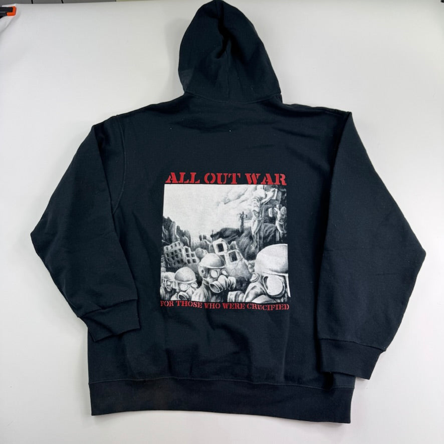 Vintage 2000s All Out War Sweatshirt Large For Those Who