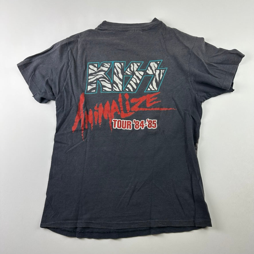 Vintage 1985 Kiss Shirt Small Animalize