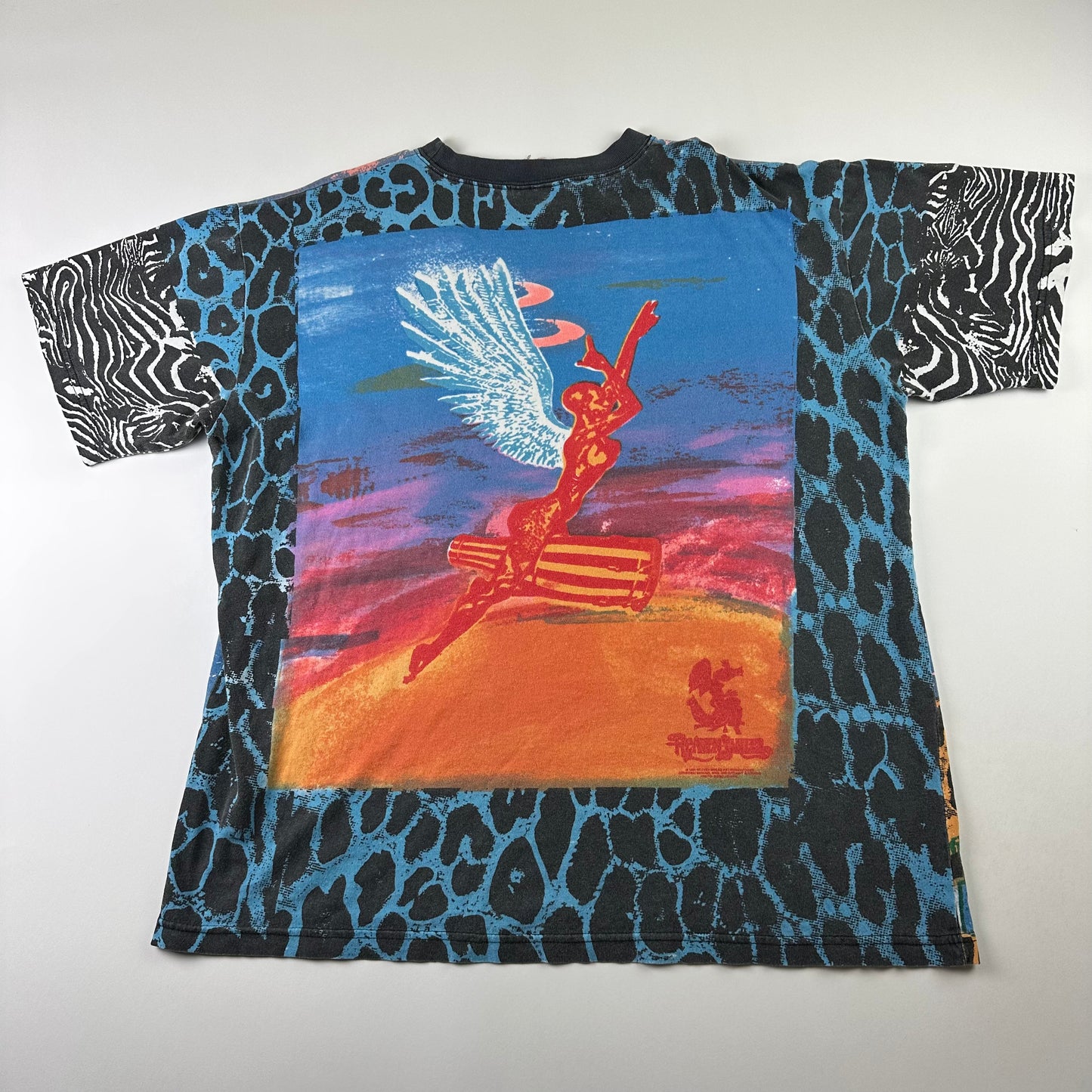 Vintage 1995 Carlos Santana Shirt XL Heaven Smiles All Over Print