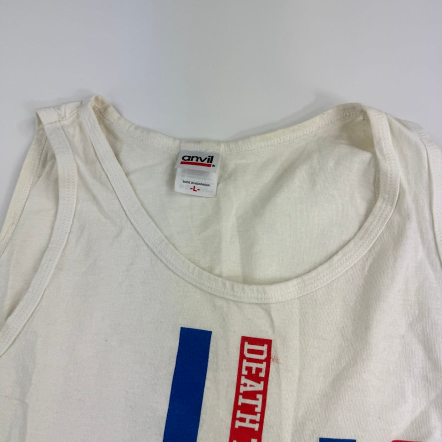 Vintage 2000s Death Threat Tank Top Shirt Large