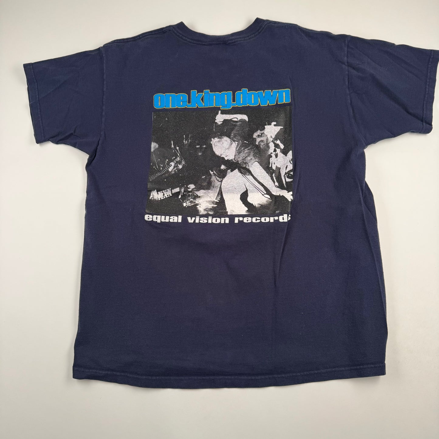 Vintage 90s One King Down Shirt XL Albany Hardcore