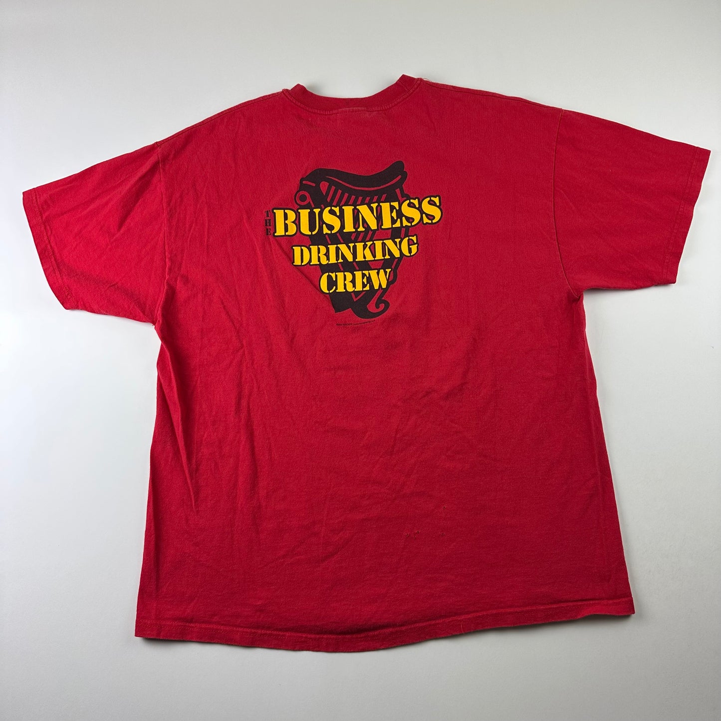 Vintage 2001 The Business Shirt XL Drinking Crew