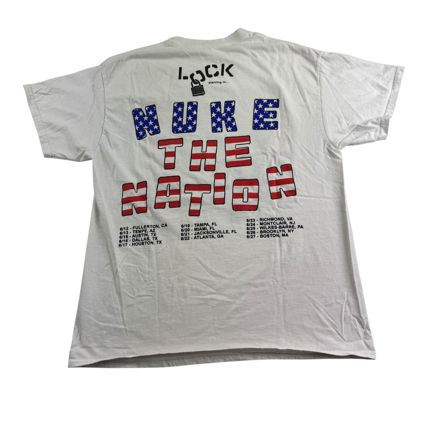 2016 Lock Shirt Large Nuke The Nation Tour