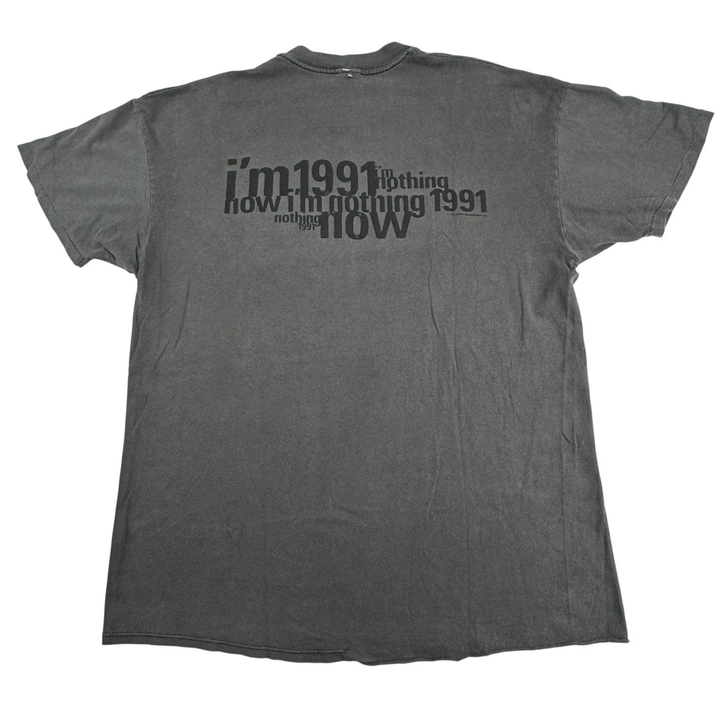 Vintage 1991 Nine Inch Nails Shirt XL Now I'm Nothing