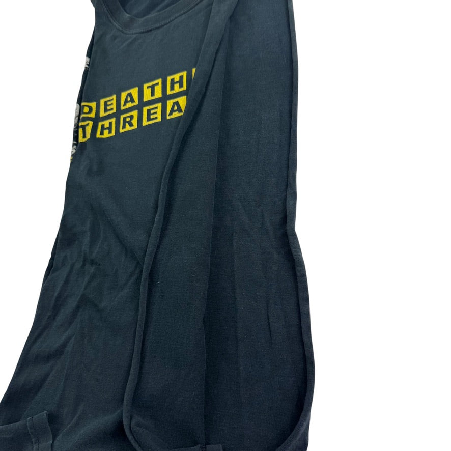 Vintage 2000s Death Threat Sleeveless Shirt Small Now Here Fast