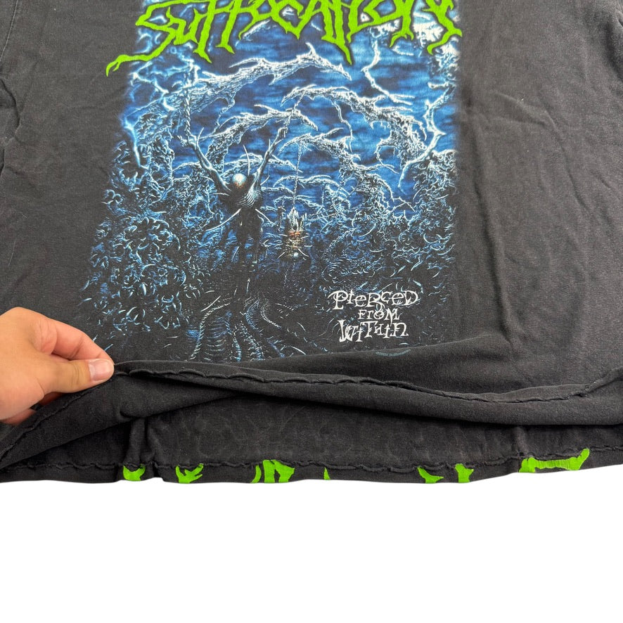 Vintage 90s Suffocation Shirt XL Pierced From Within