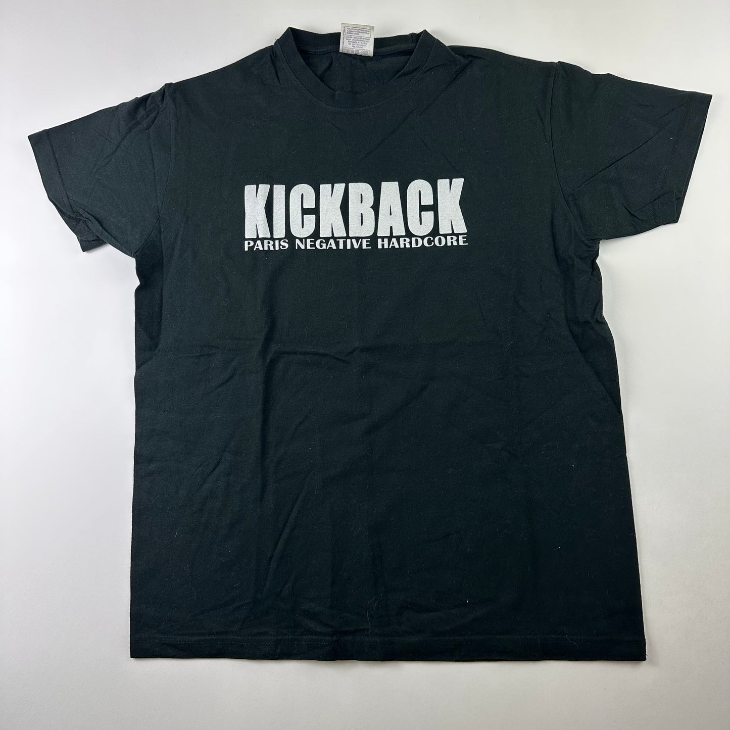 Vintage 2000s Kickback Shirt Medium Paris Negative Hardcore
