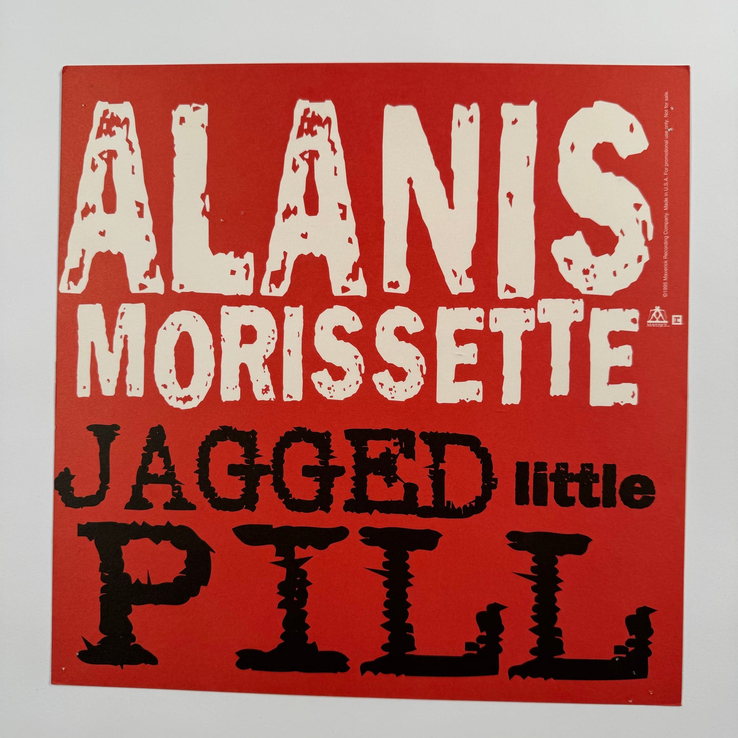 Vintage 1995 Alanis Morissette Poster Jagged Little Pill