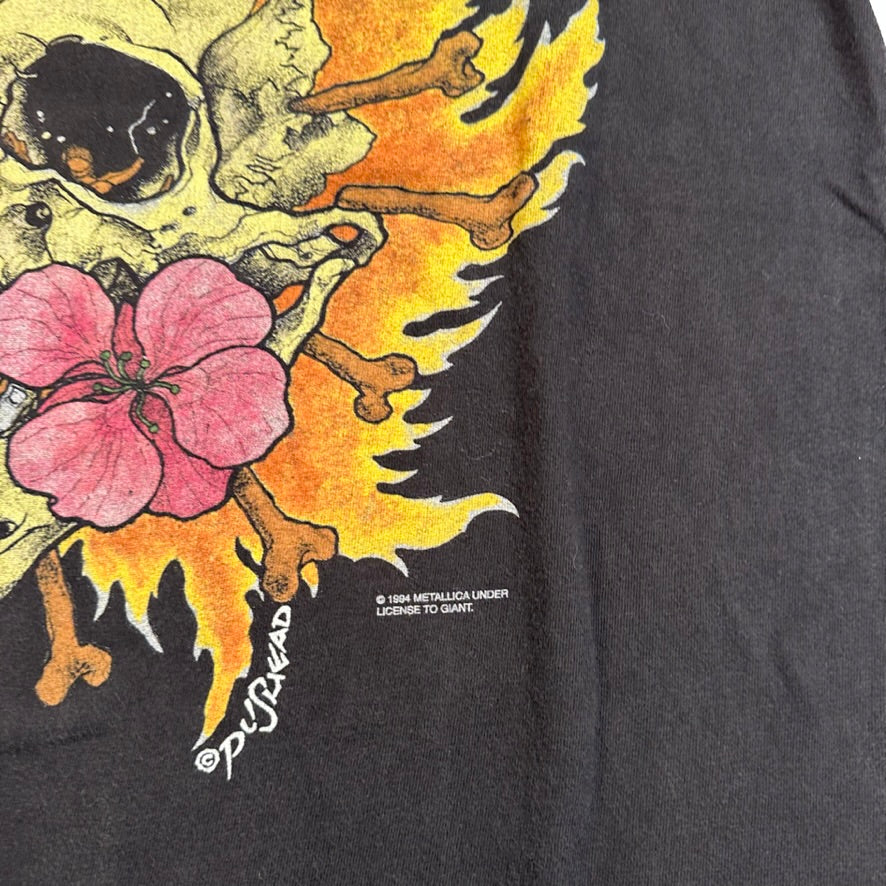 Vintage 1994 Metallica Shirt Large Flower