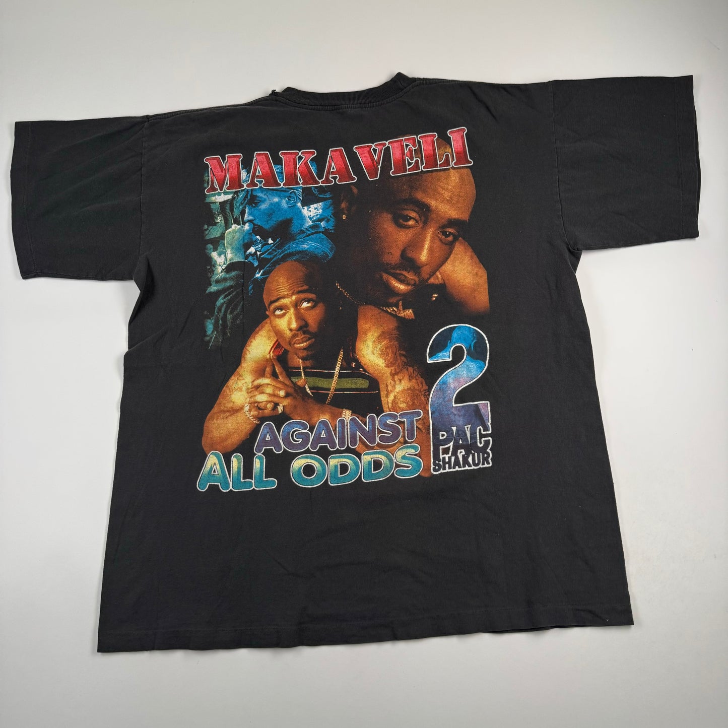 Vintage 90s Tupac Shirt XXL Rap Tee Against All Odds