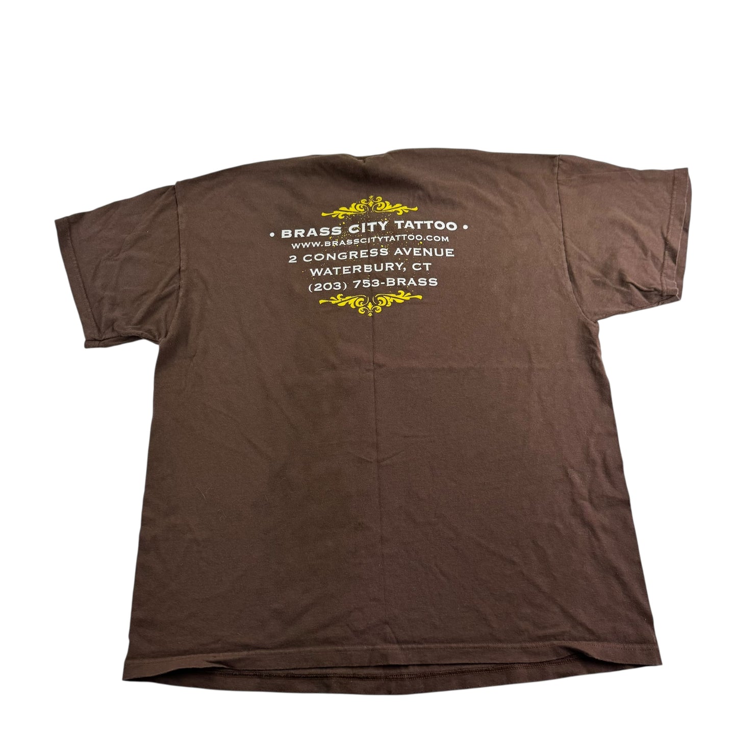 Brass City Tattoo Shirt XL