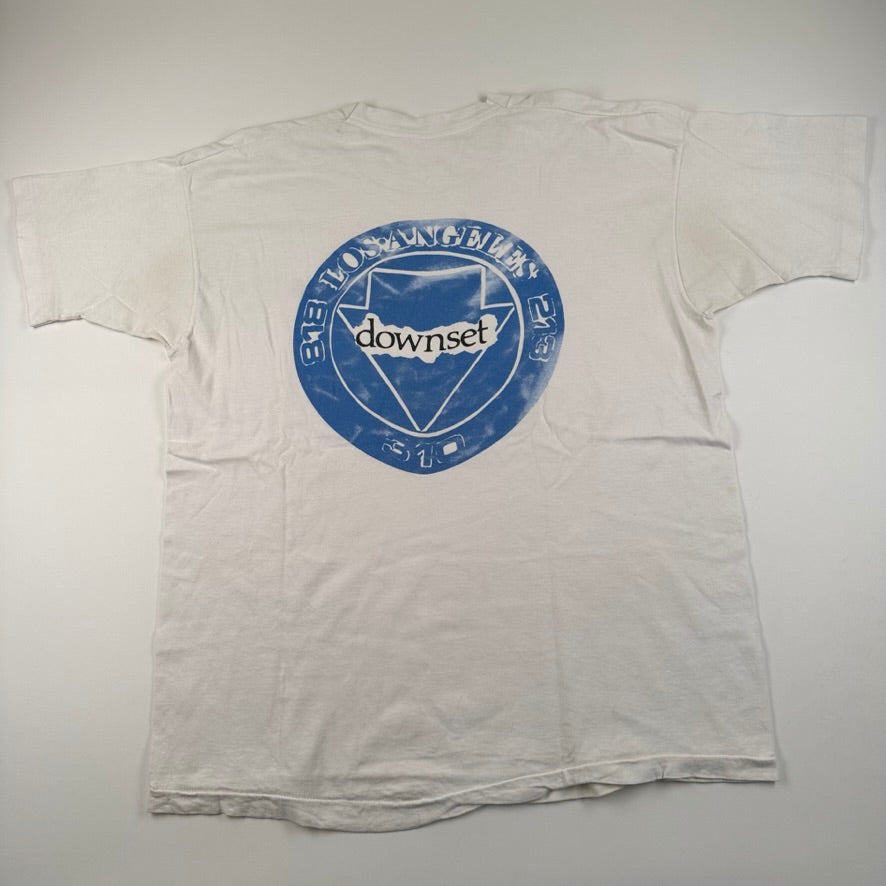 Vintage 90s Downset Shirt XL Los Angeles Hardcore