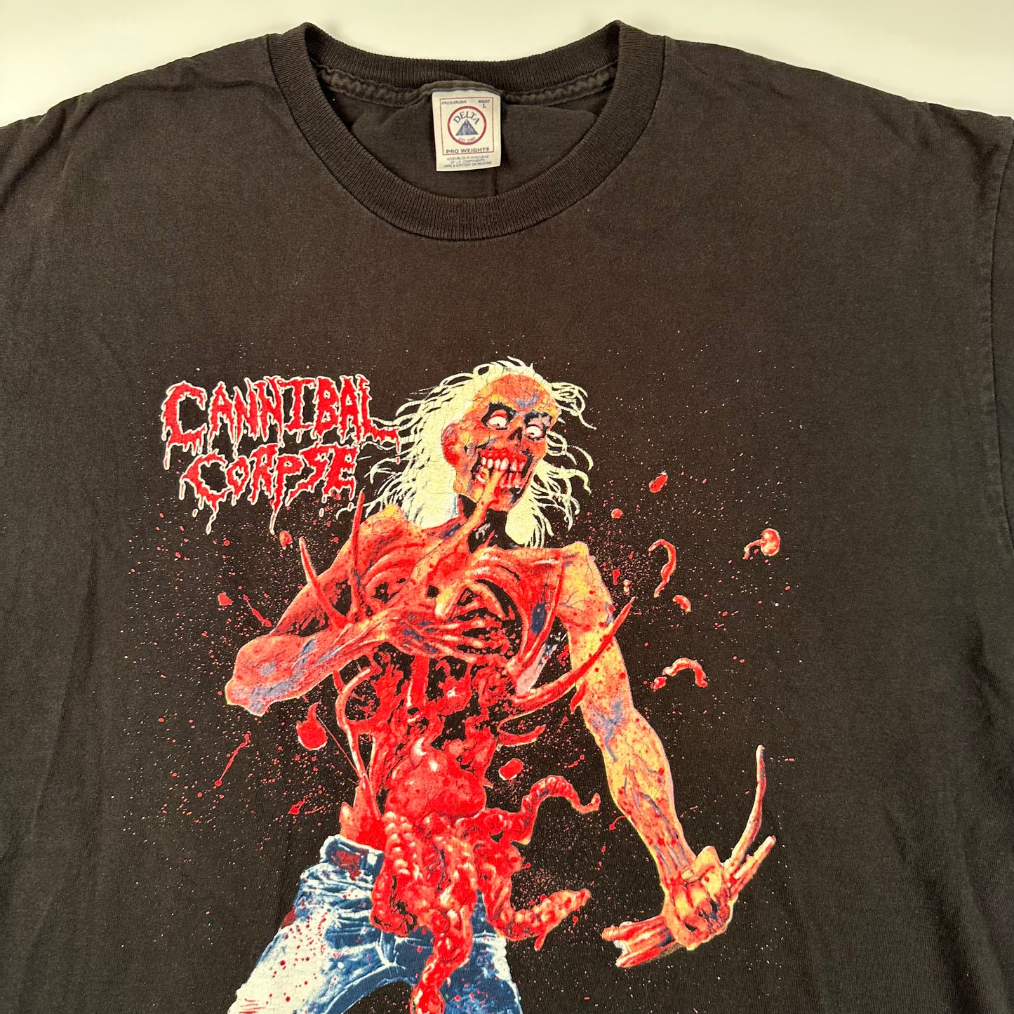 Vintage 90s Cannibal Corpse Shirt Large Eaten Back To Life