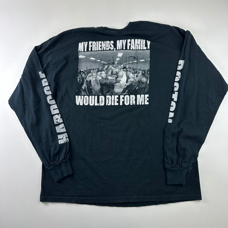 Vintage 2000s Death Before Dishonor Long Sleeve Shirt XL