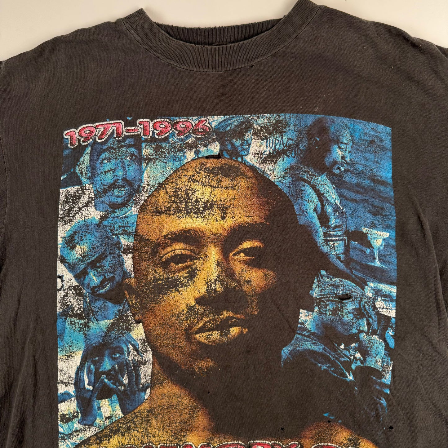 Vintage 90s Tupac Shirt Large Rap Tee In Memory