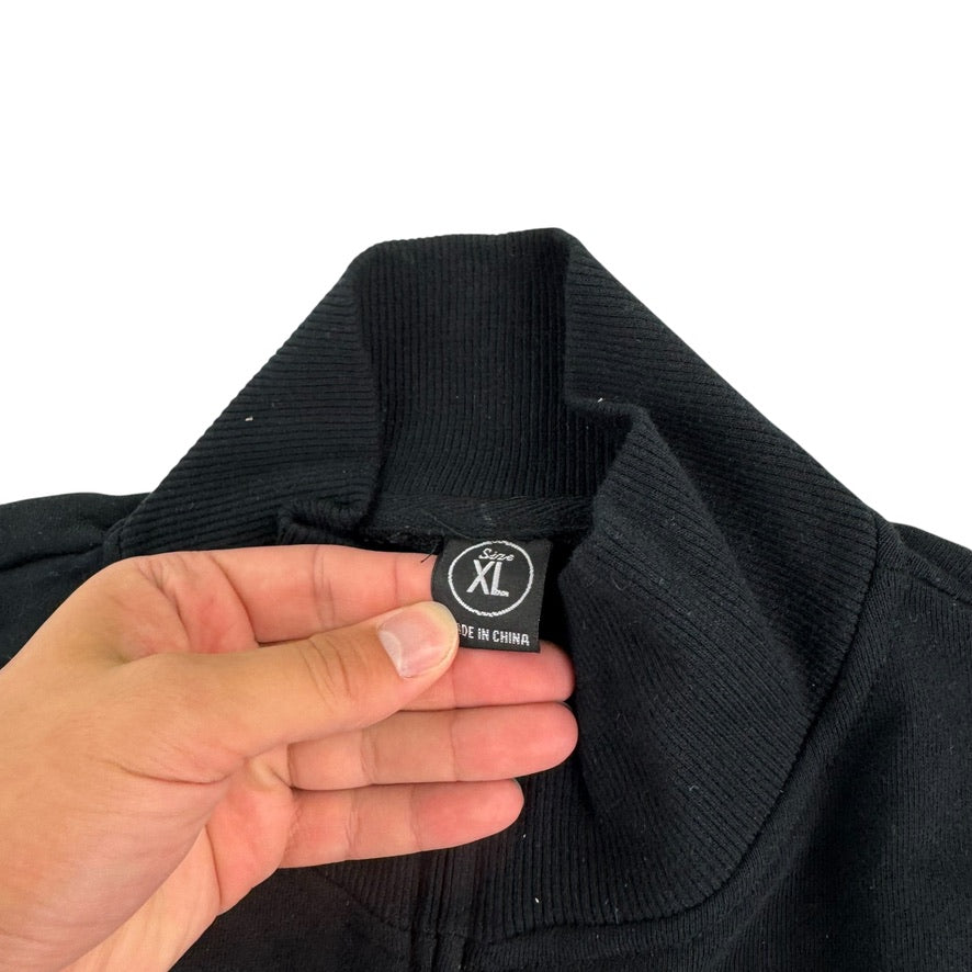 2000s Haste The Day Zip Up Sweatshirt XL