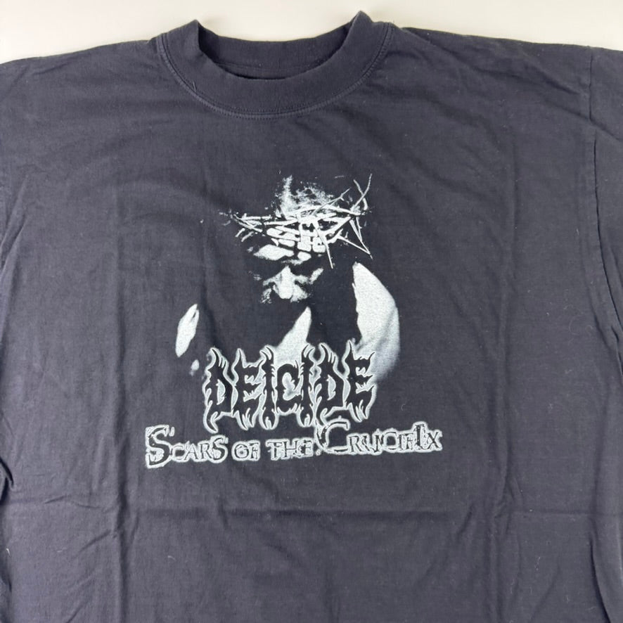 Vintage 2004 Deicide Shirt XL Scars Of The Crucifix