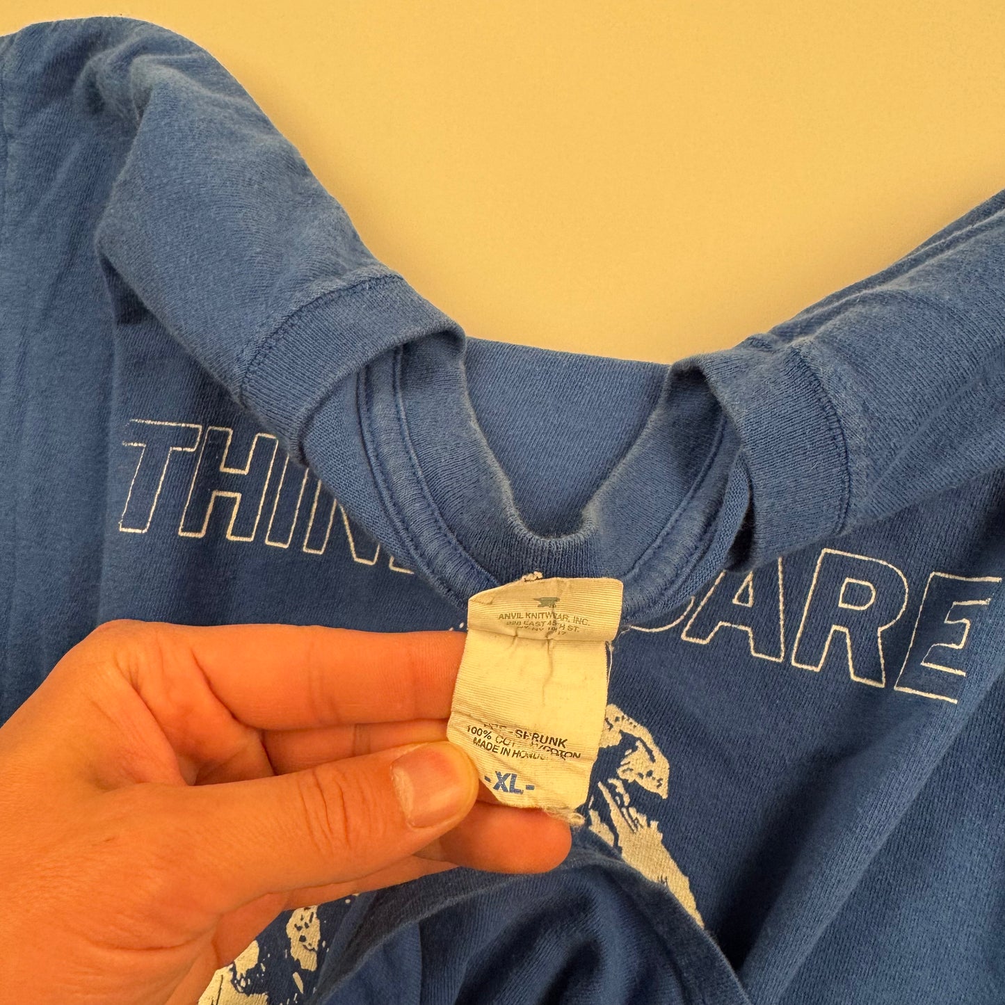 Vintage 2000s Think I care Shirt XL I Am Disease