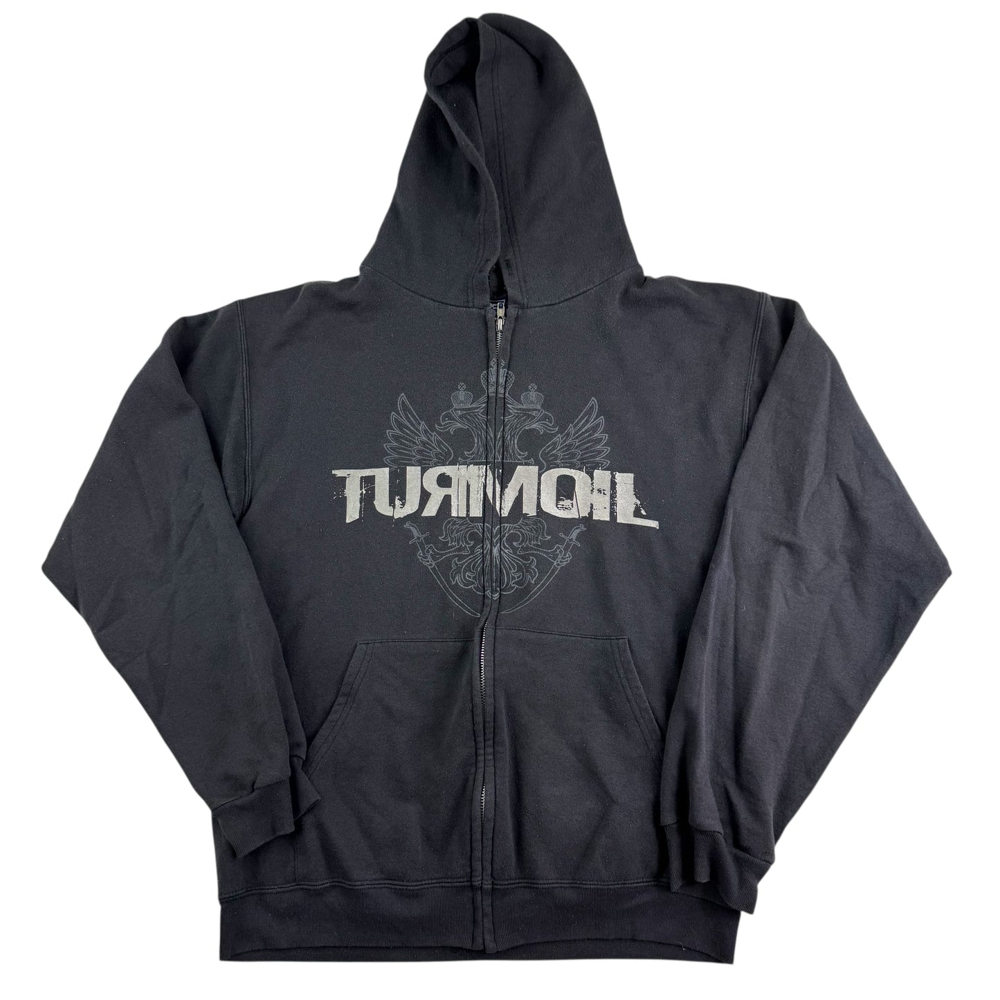 Vintage 2000s Turmoil Zip Up Sweatshirt Medium