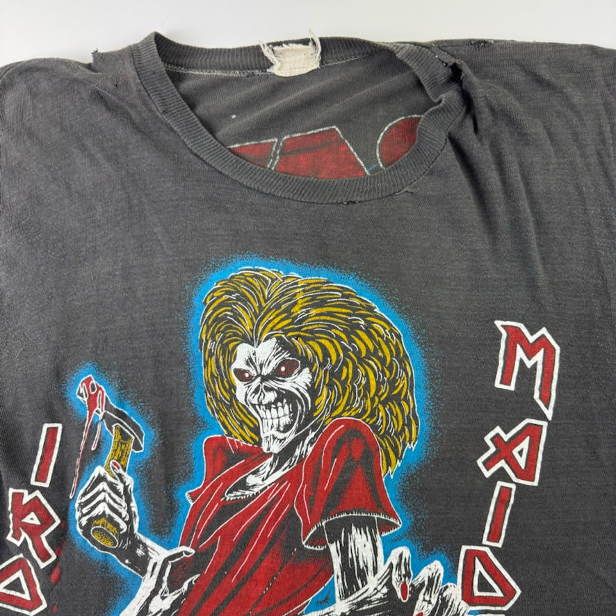 Vintage 80s Iron Maiden Sleeveless Medium Shirt Ratt