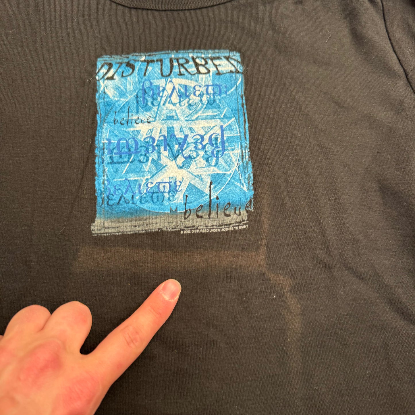 Vintage 2002 Disturbed Women's Shirt Large