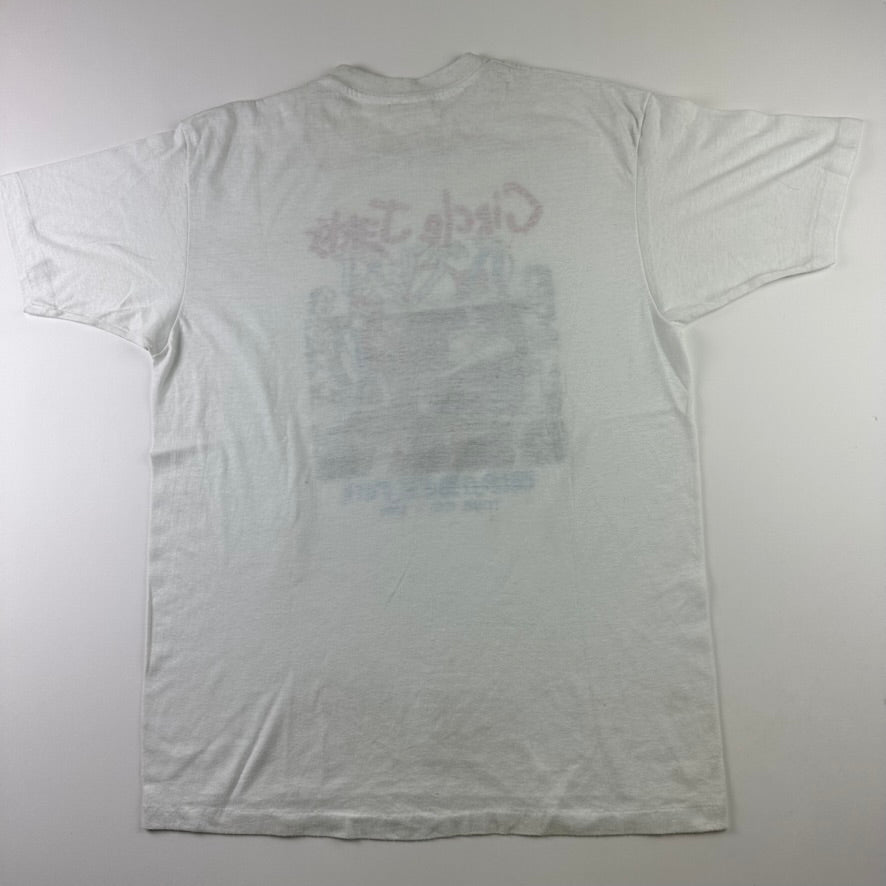 Vintage 1985 Circle Jerks Shirt XL 85-86 Tour Wonderful