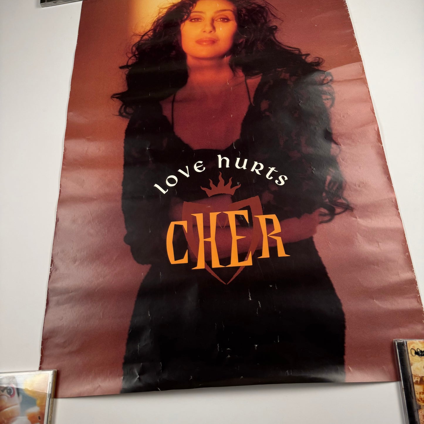 Vintage 1991 Cher Poster Love Hurts