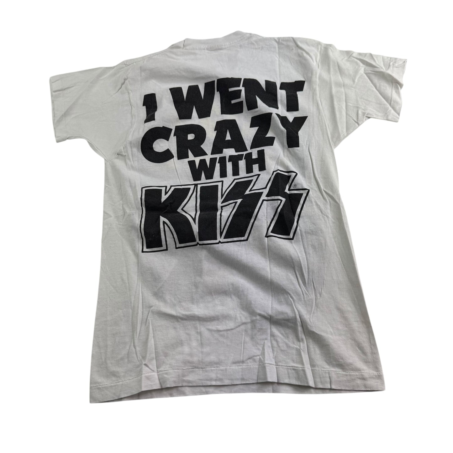 Vintage 1987 Kiss Shirt Medium I Went Crazy With Kiss