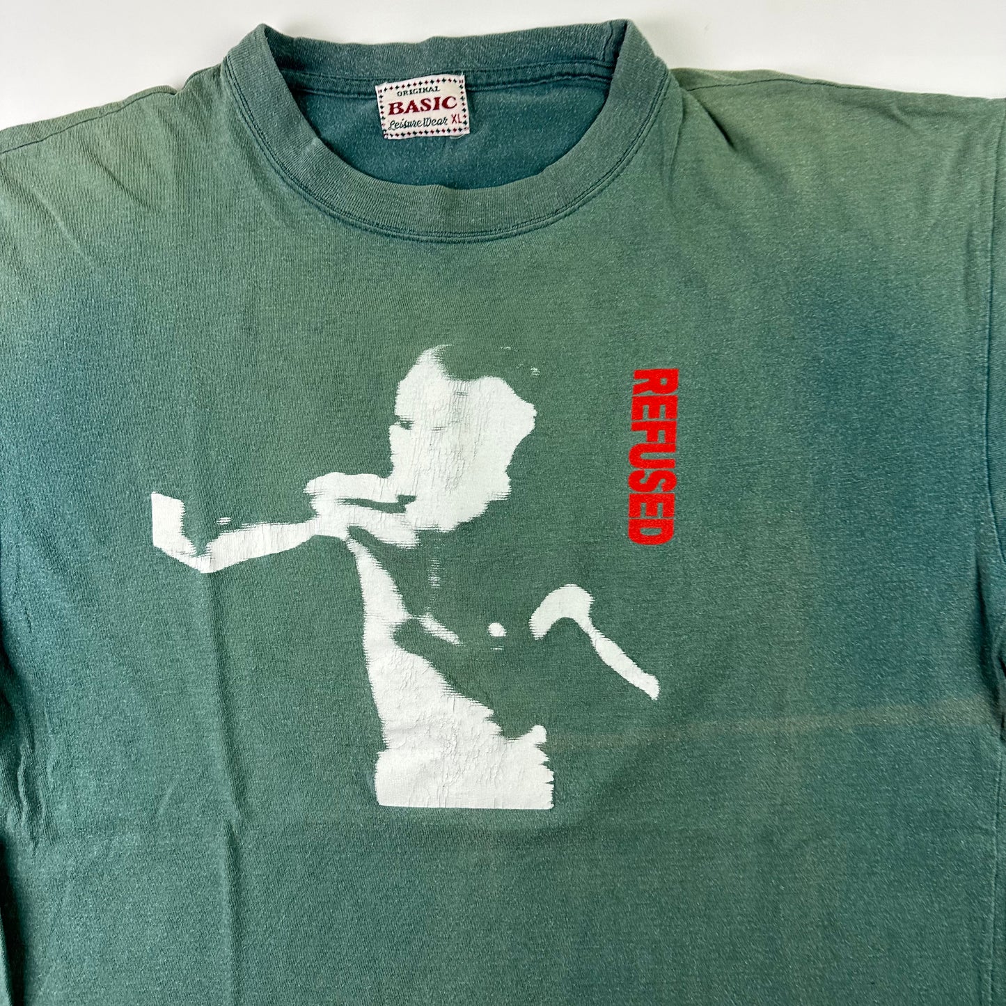 Vintage 90s Refused Shirt XL Songs To Fan The Flames Of Discontent