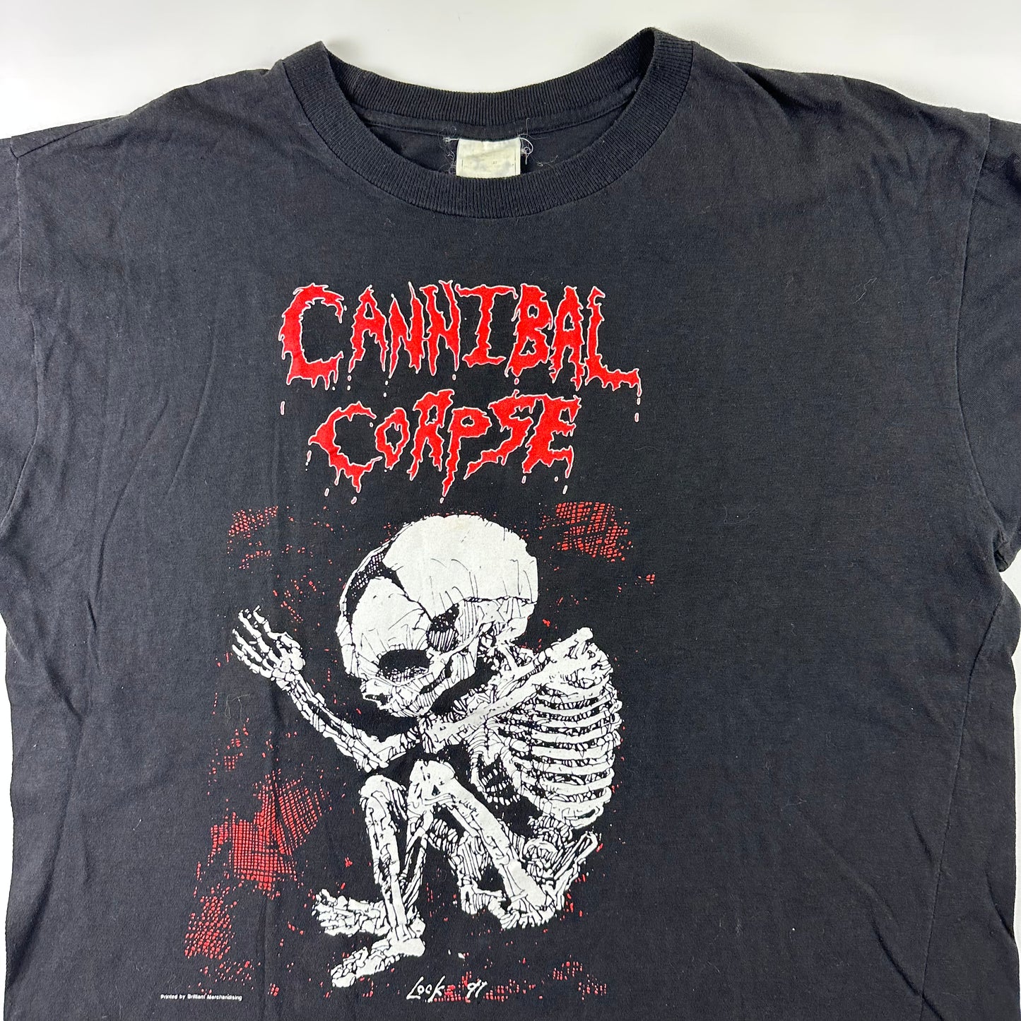Vintage 1991 Cannibal Corpse Shirt Large Rock Hard Festivals