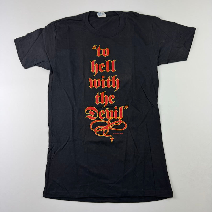 Vintage 80s Stryper Shirt To Hell With The Devil Medium