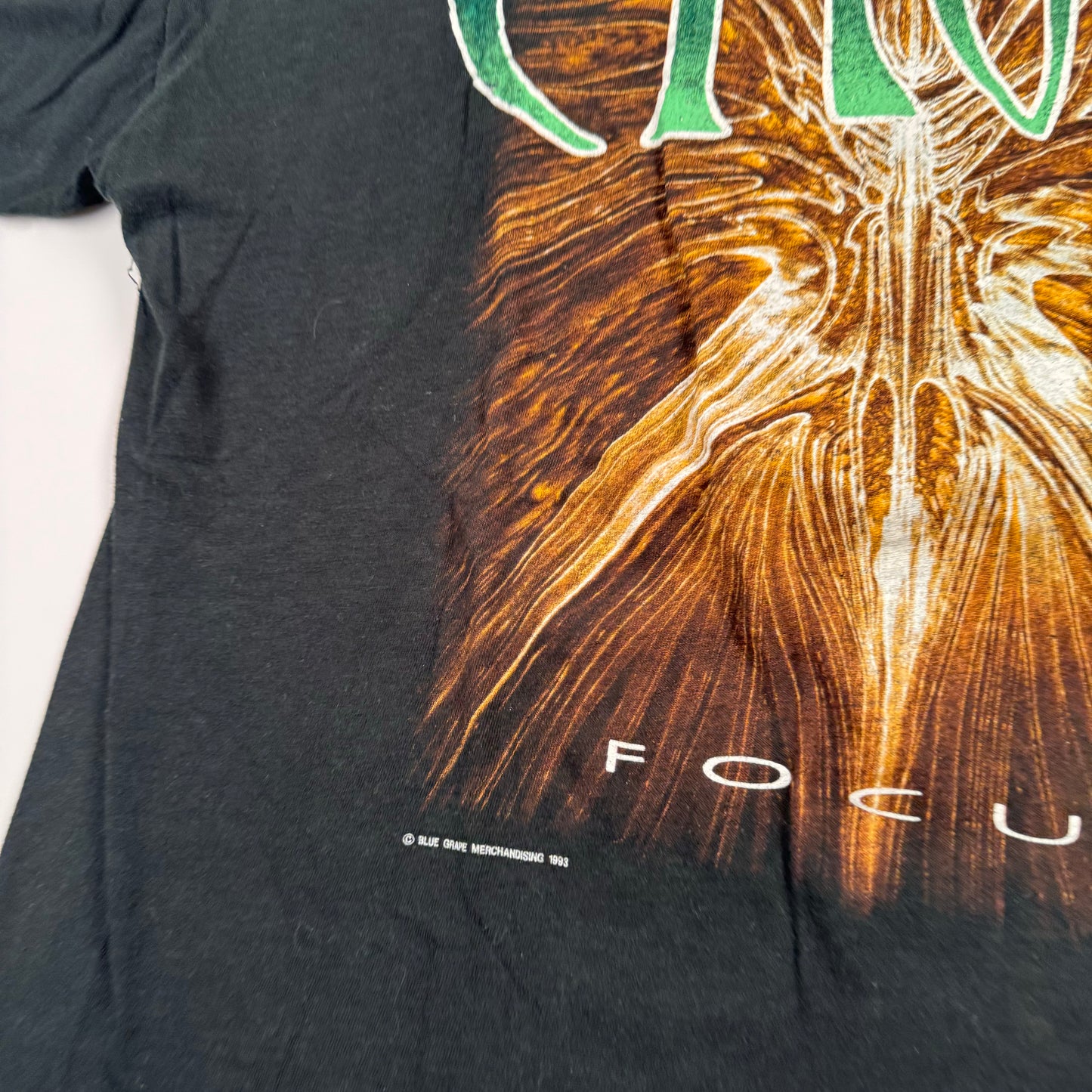 Vintage 1993 Cynic Shirt XL Focus European Tour