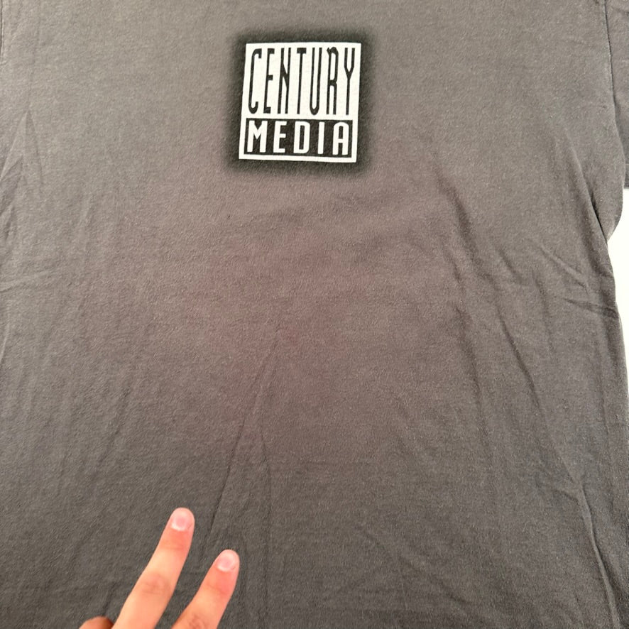 Vintage 90s Century Media Shirt XL Shattering The Barriers