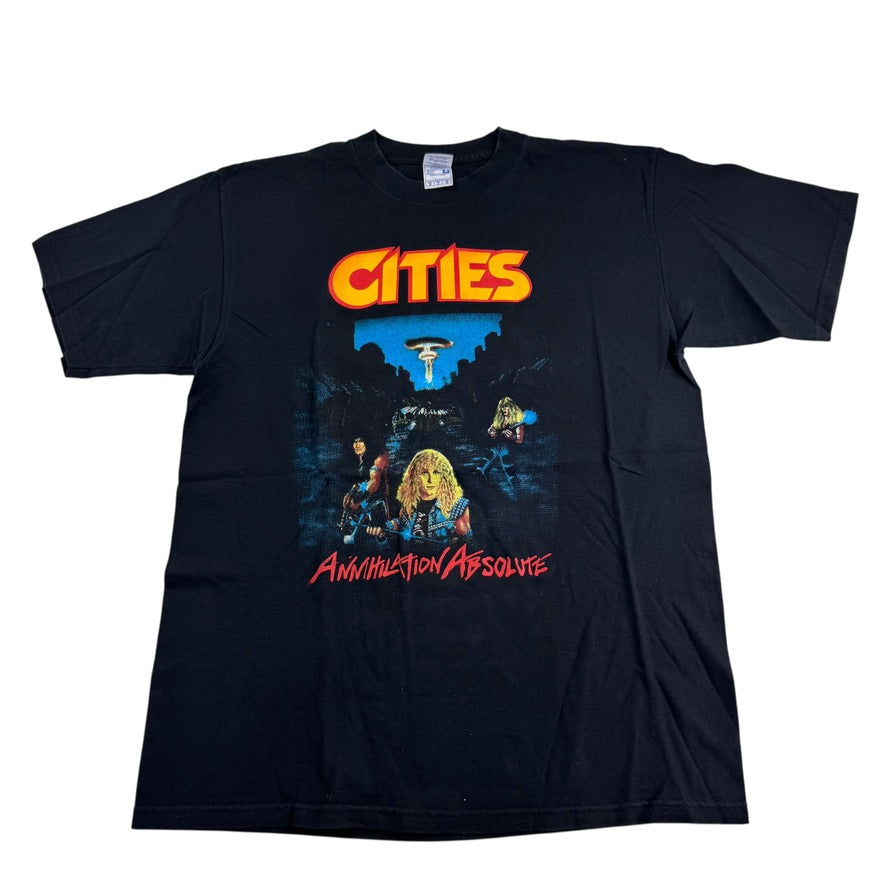 Vintage 2000s Cities Shirt Large Annihilation Absolute