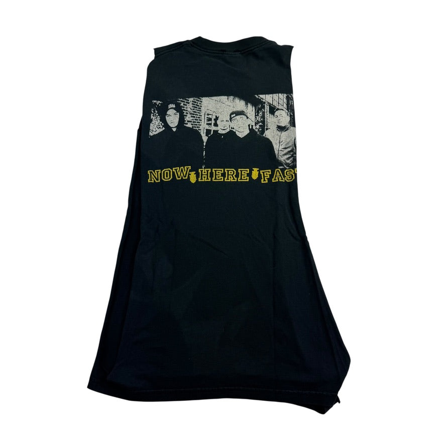 Vintage 2000s Death Threat Sleeveless Shirt Small Now Here Fast