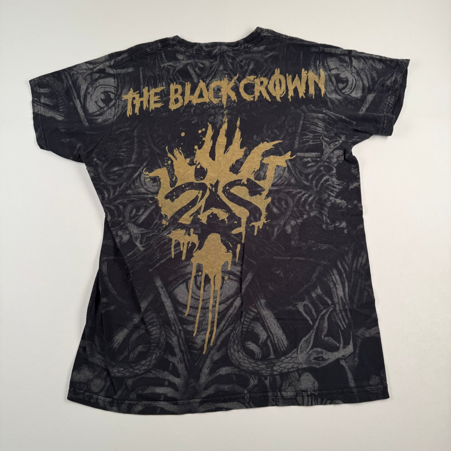 2011 Suicide Silence Shirt Medium All Over Print The Black Crown