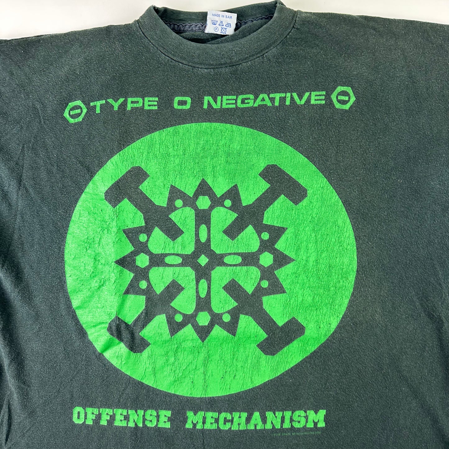 Vintage 1992 Type O Negative Shirt XL Offensive Mechanism