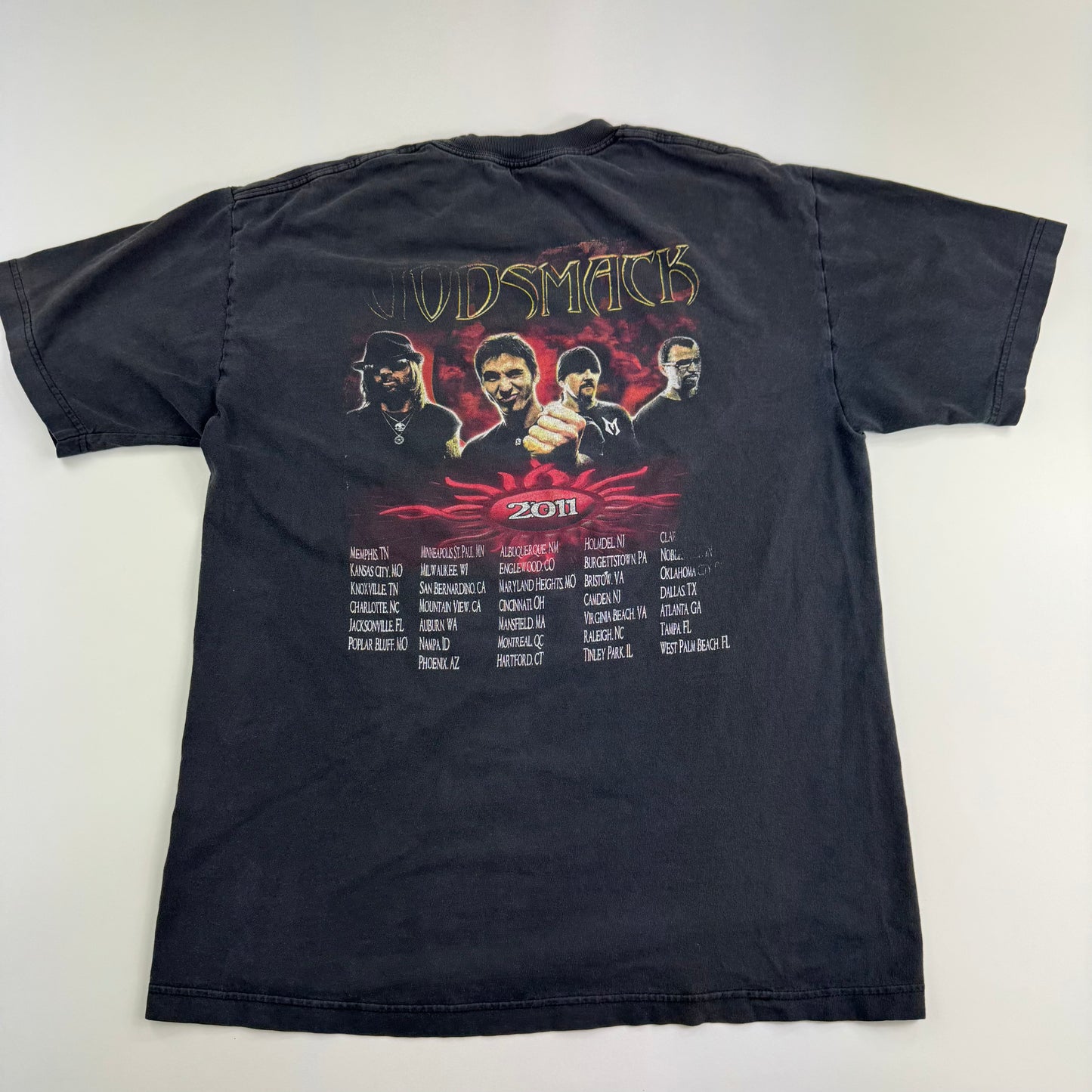 2011 Godsmack Shirt Large