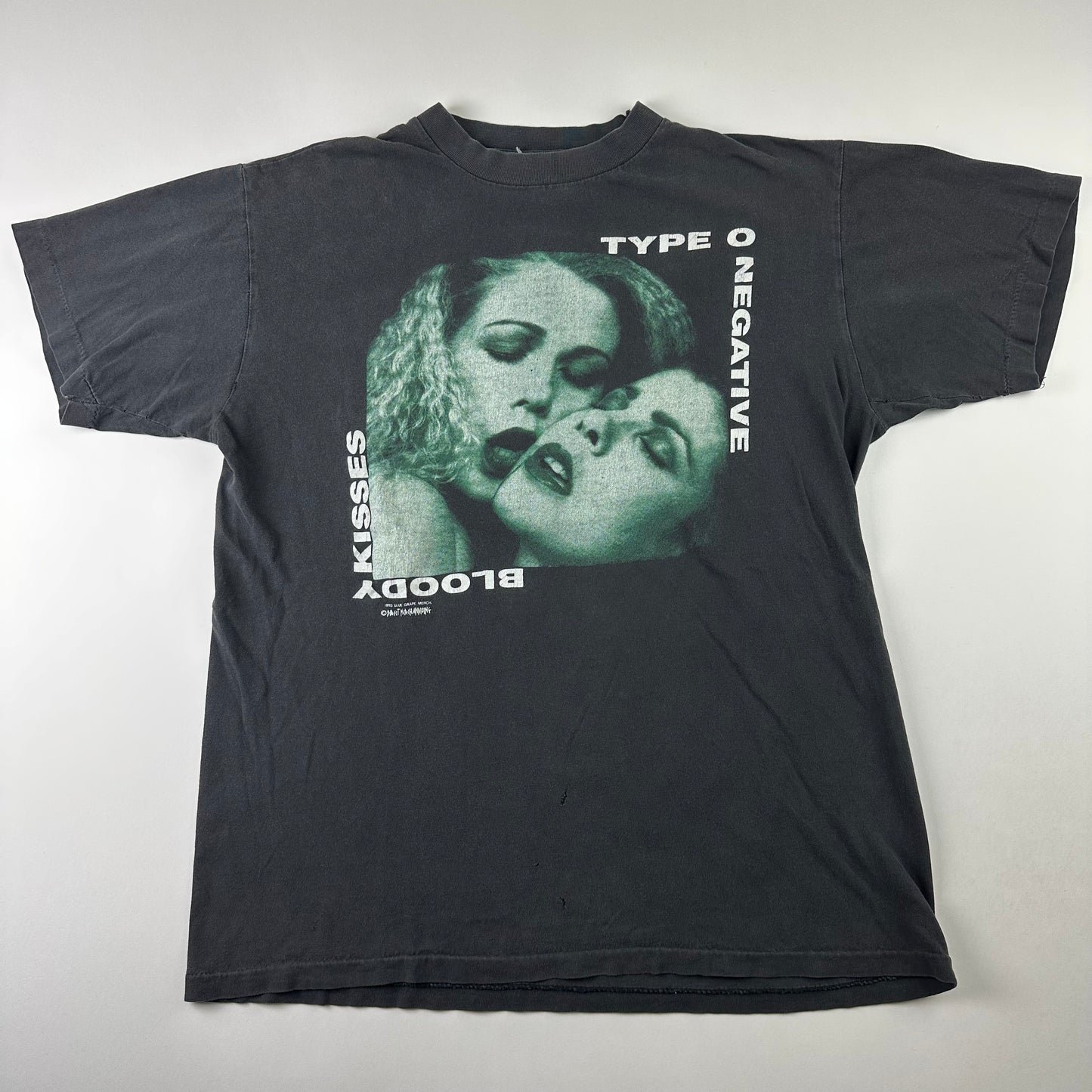 Vintage 1993 Type O Negative Shirt Large Bloody Kisses