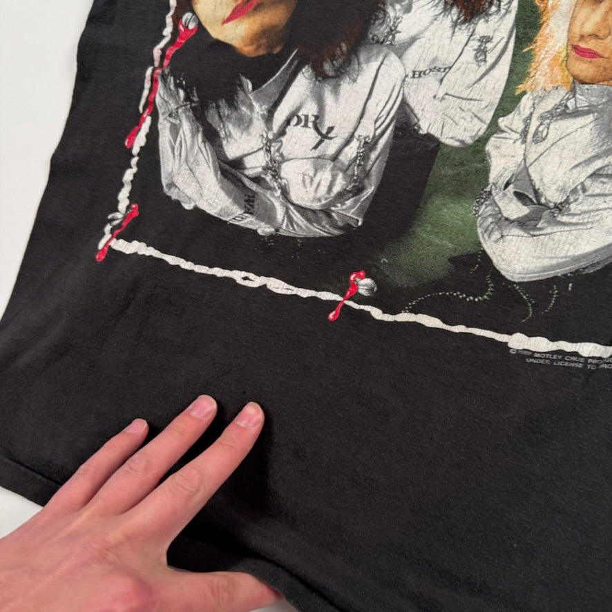 Vintage 1989 Motley Crue Shirt Medium Dr Feel Good