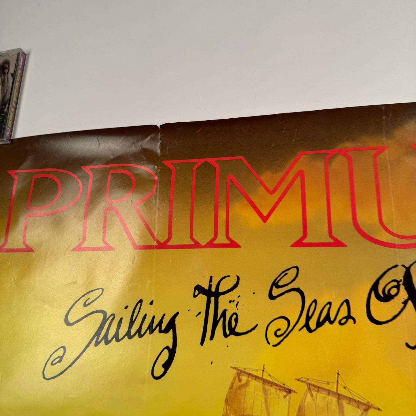 Vintage 1991 Primus Poster Sailing The Sea Of Cheese