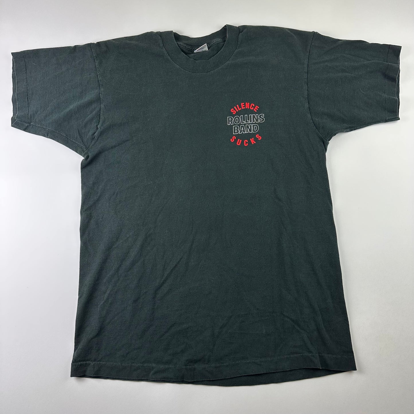 Vintage 1992 Rollins Band Shirt Large Silence Sucks
