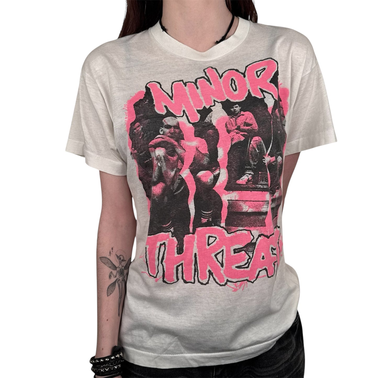 Vintage 80s Minor Threat Shirt Medium