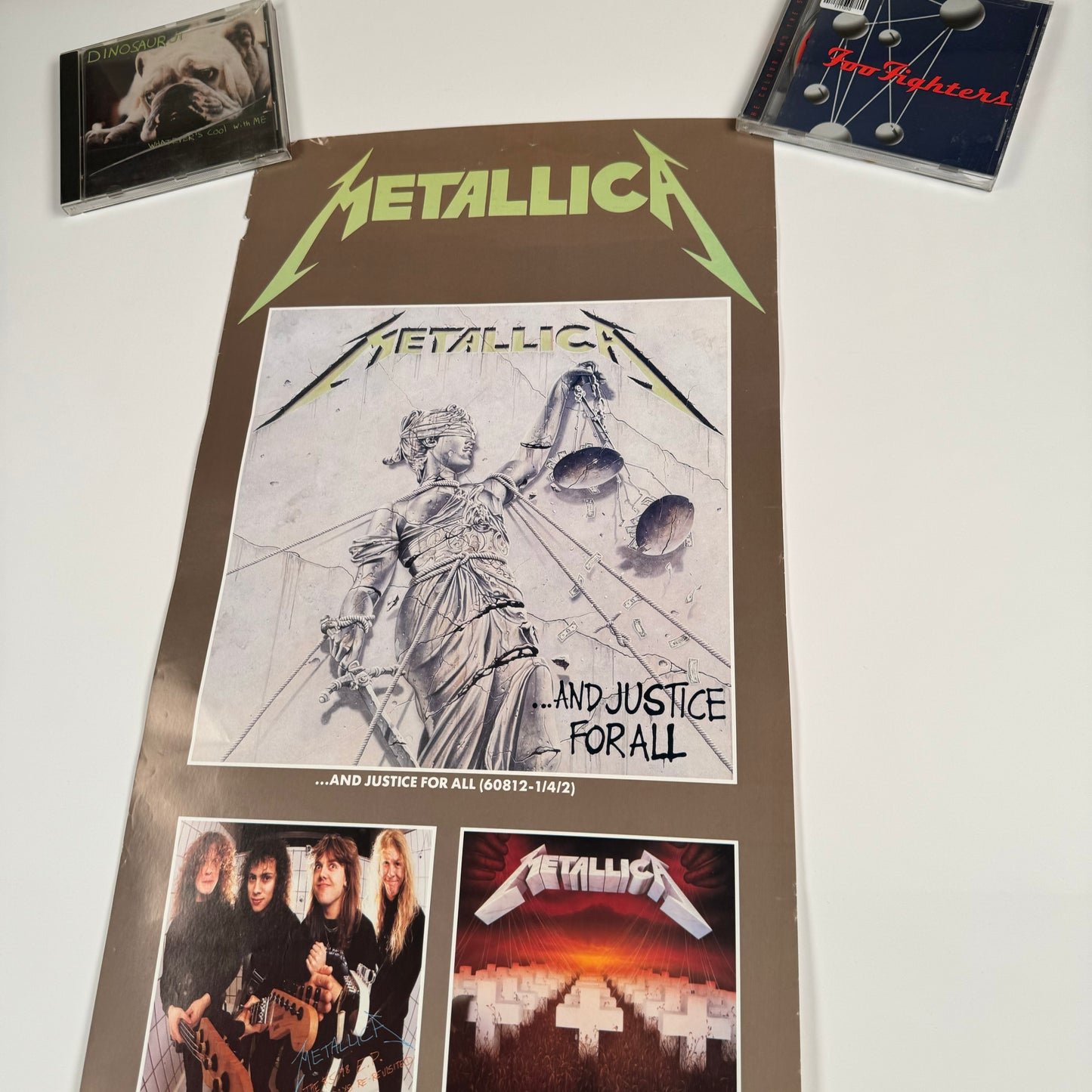 Vintage 1988 Metallica Poster And Justice For All