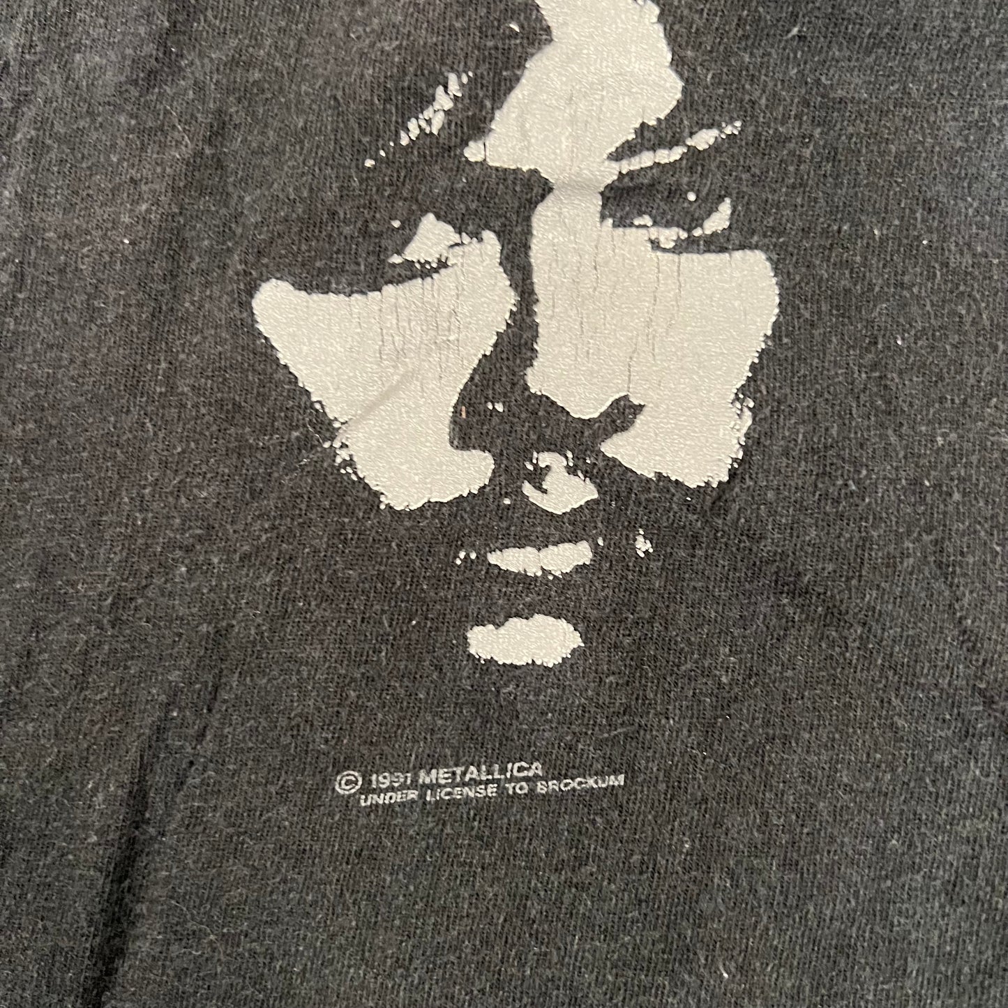 Vintage 1991 Metallica Shirt XL Black Album