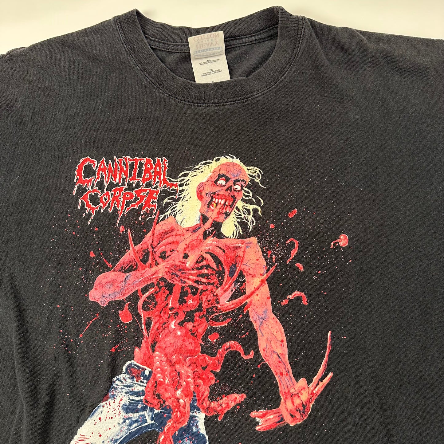 Vintage 90s Cannibal Corpse Shirt XL Eaten Back To Life