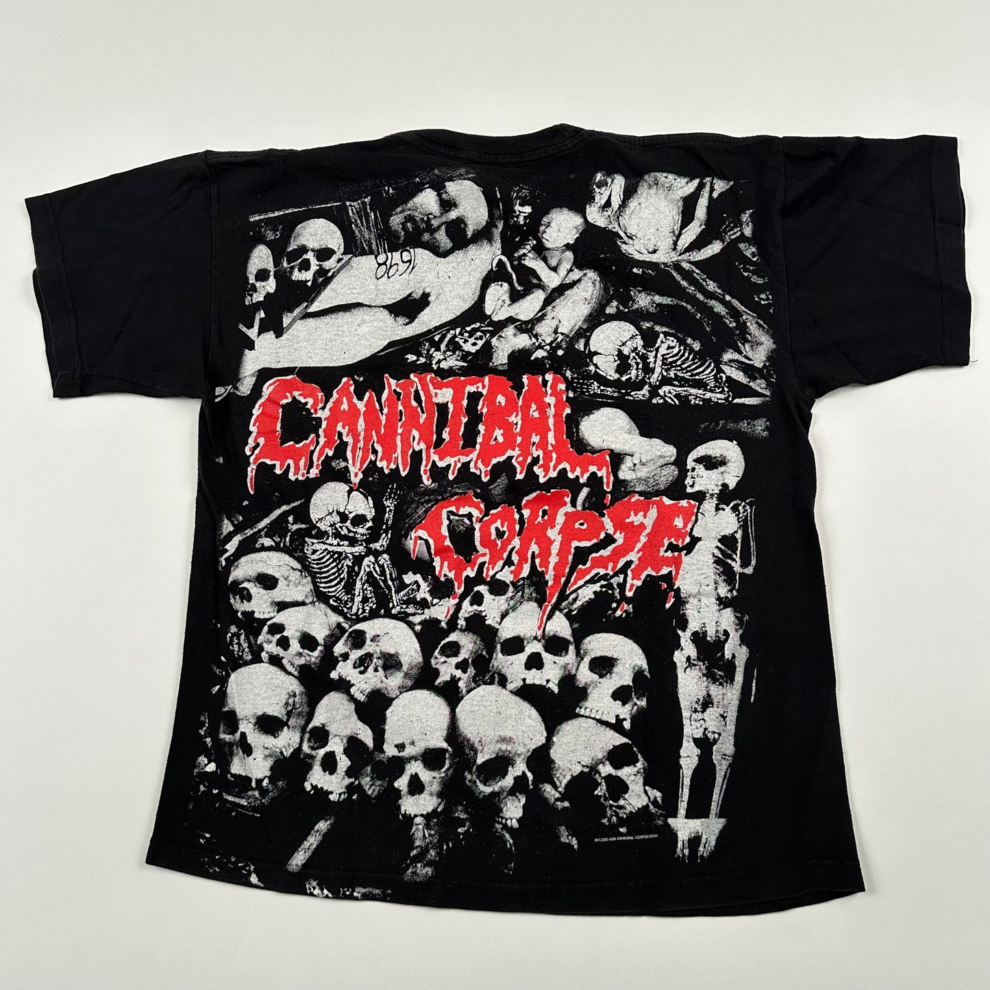 Vintage 2004 Cannibal Corpse Shirt Large All Over Print